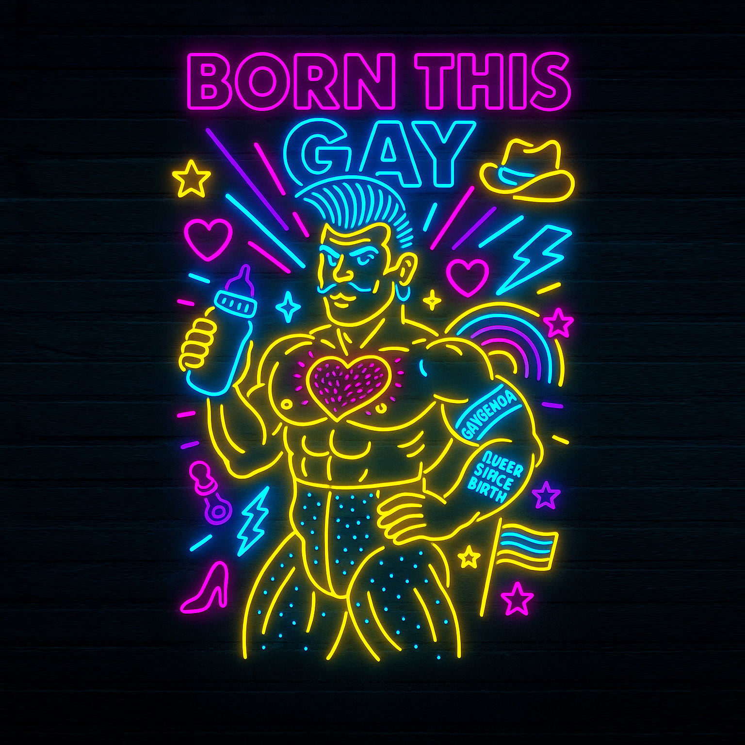 Born This Gay | Neon Sign