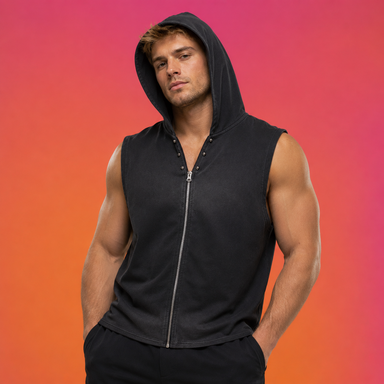 Proud Portraits: Quiff | Sleeveless Hoodie