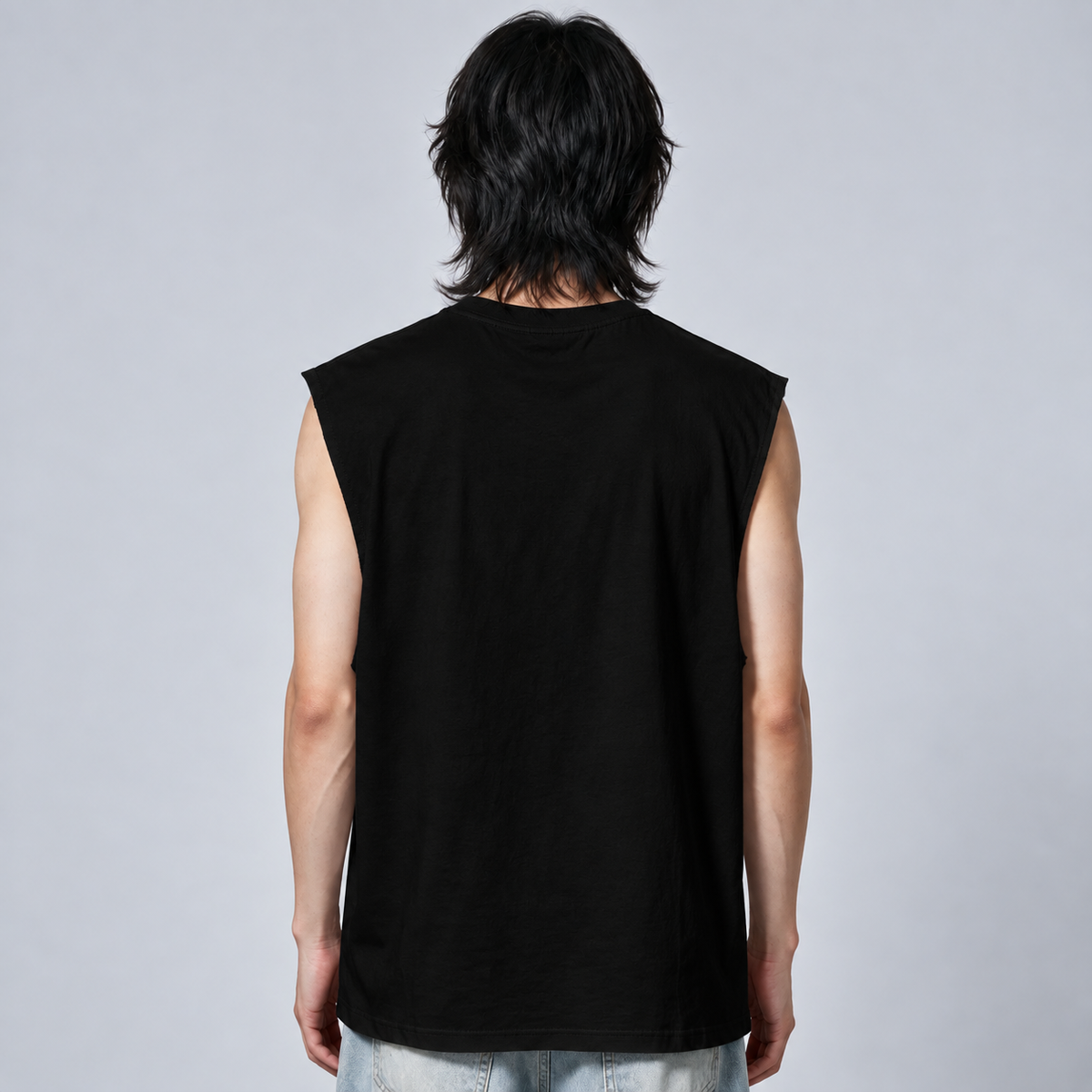 Sparkle Tits | Raw Edge Cotton Tank Top
