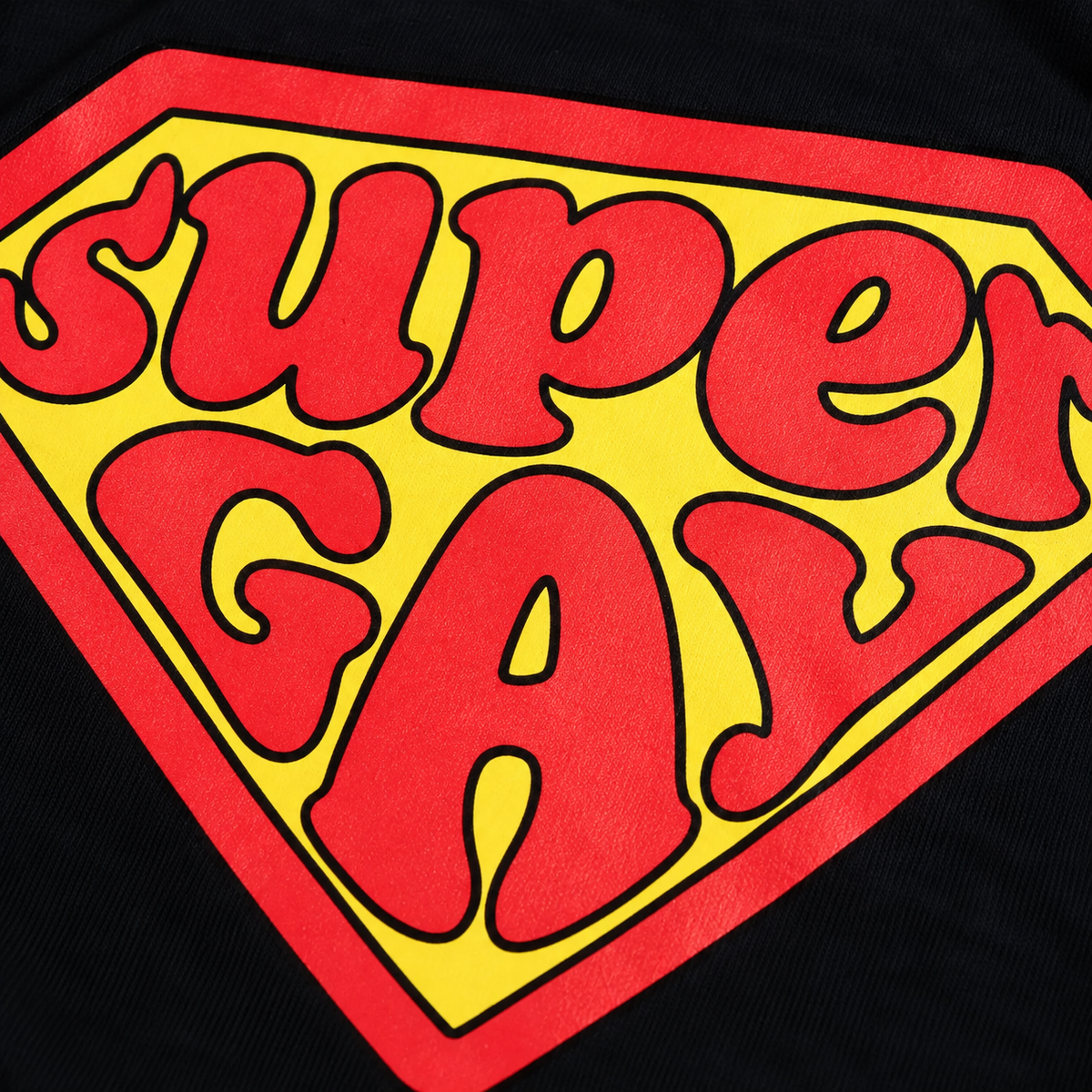 Super Gay | Raw Edge Cotton Tank Top