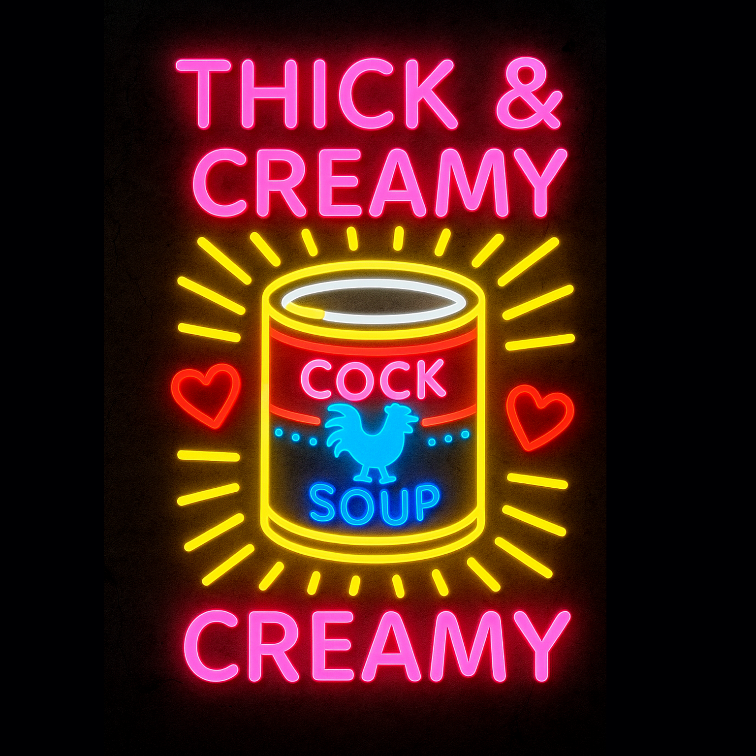 Thick and Creamy | Neon Sign