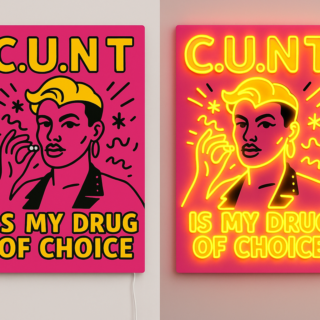 Cunt is my drug of choice