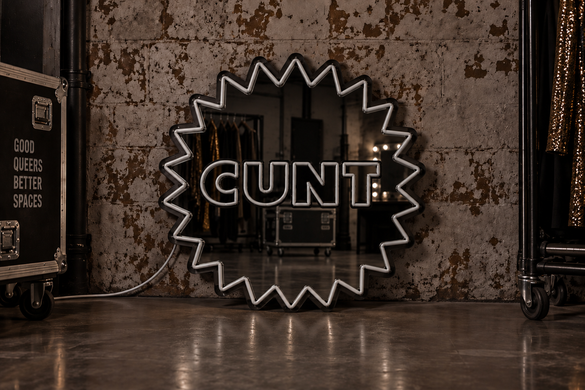 CUNT | Neon Mirror