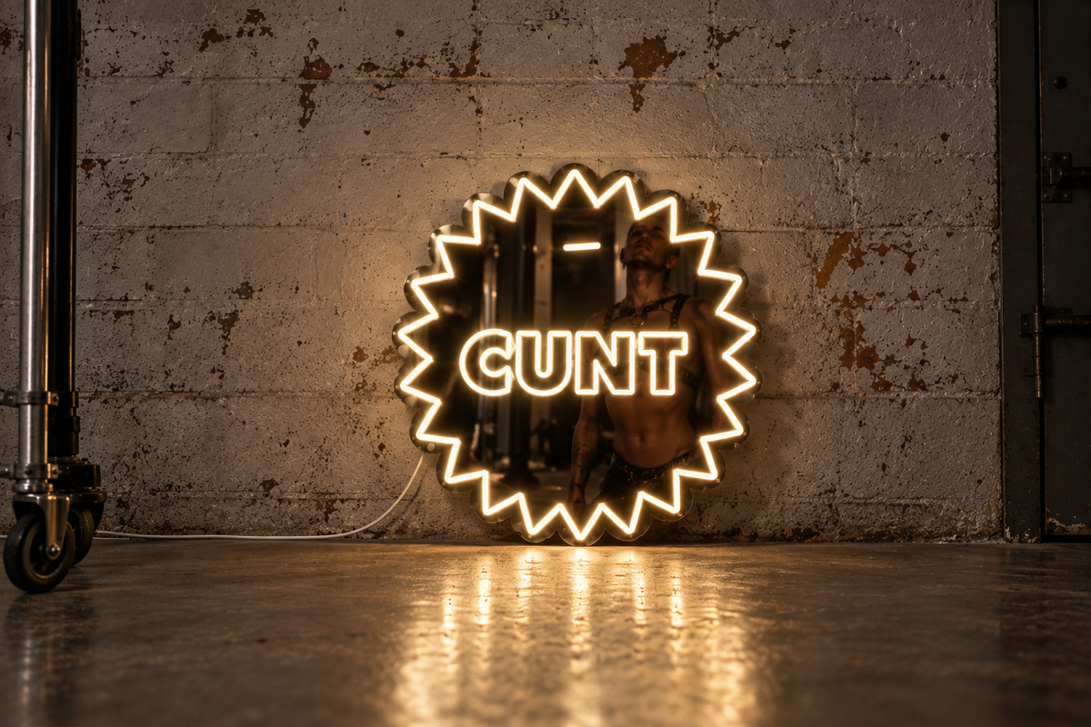 CUNT | Neon Mirror