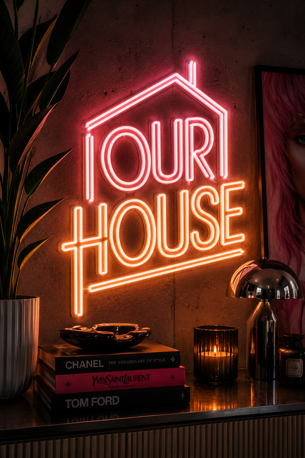 Our House Neon Sign