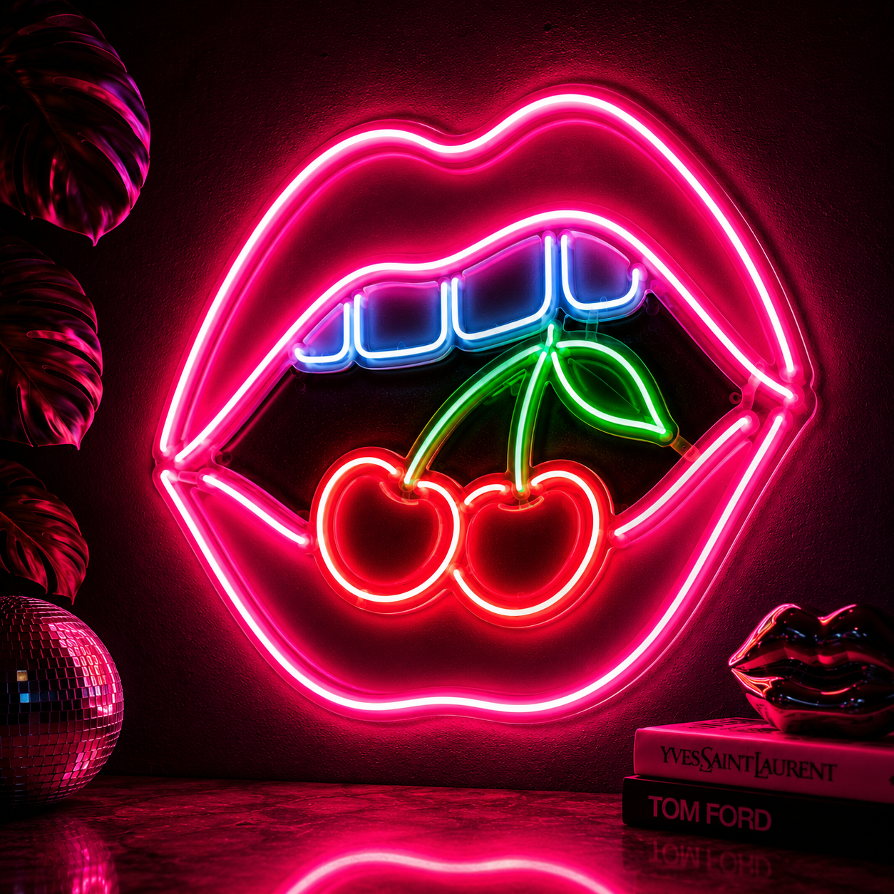 Fem Lips Neon Sign