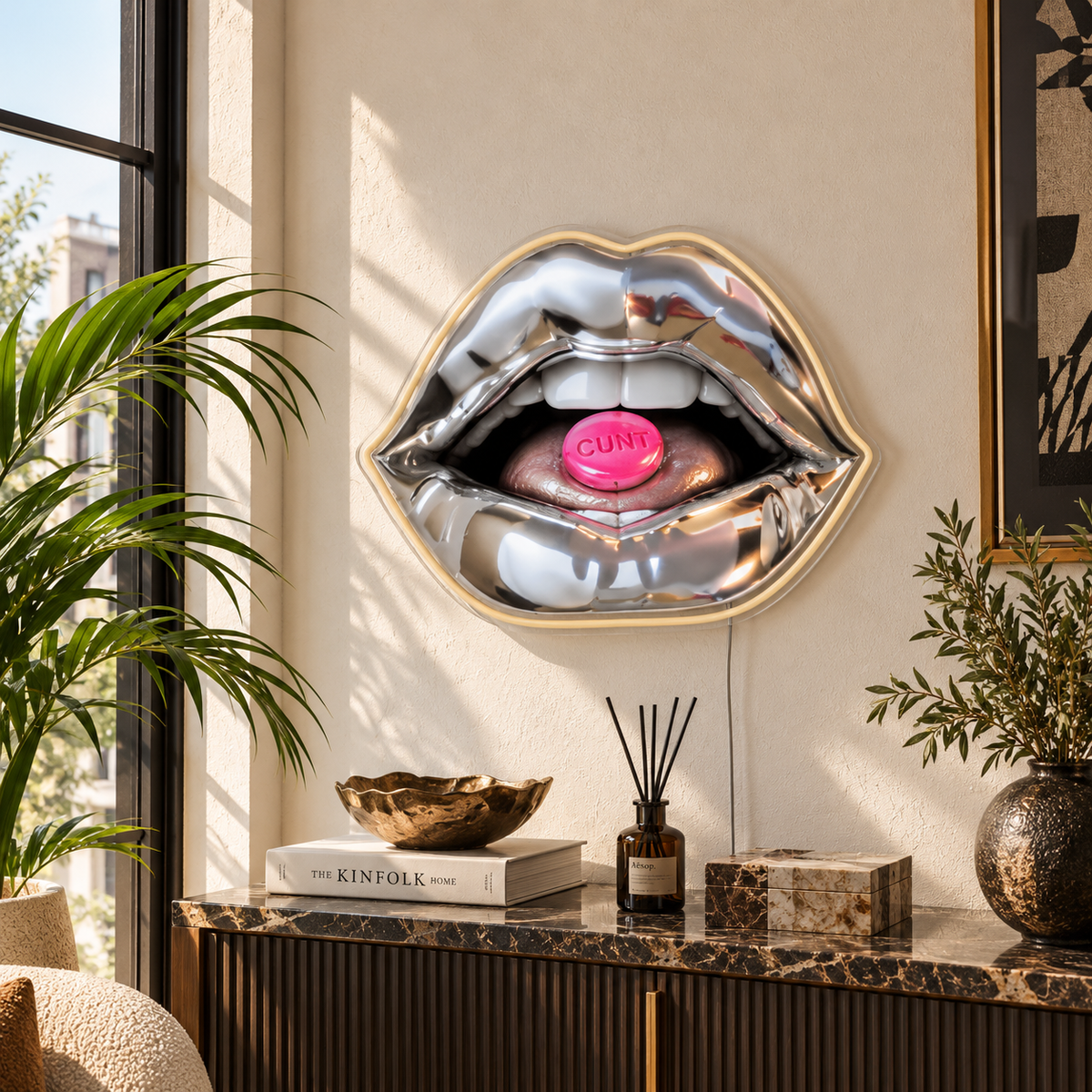 Pink Party Candy | Neon Sign