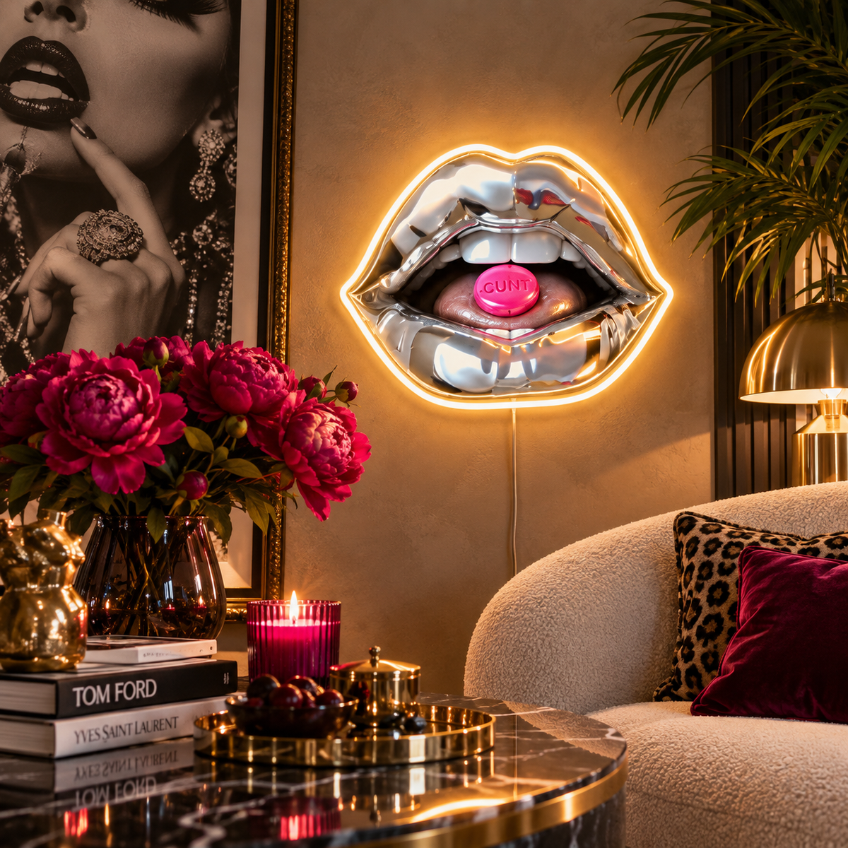 Pink Party Candy | Neon Sign