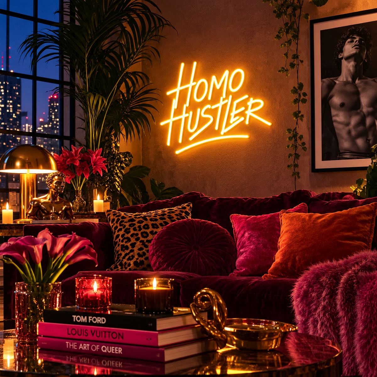Homo Hustler | Neon Sign