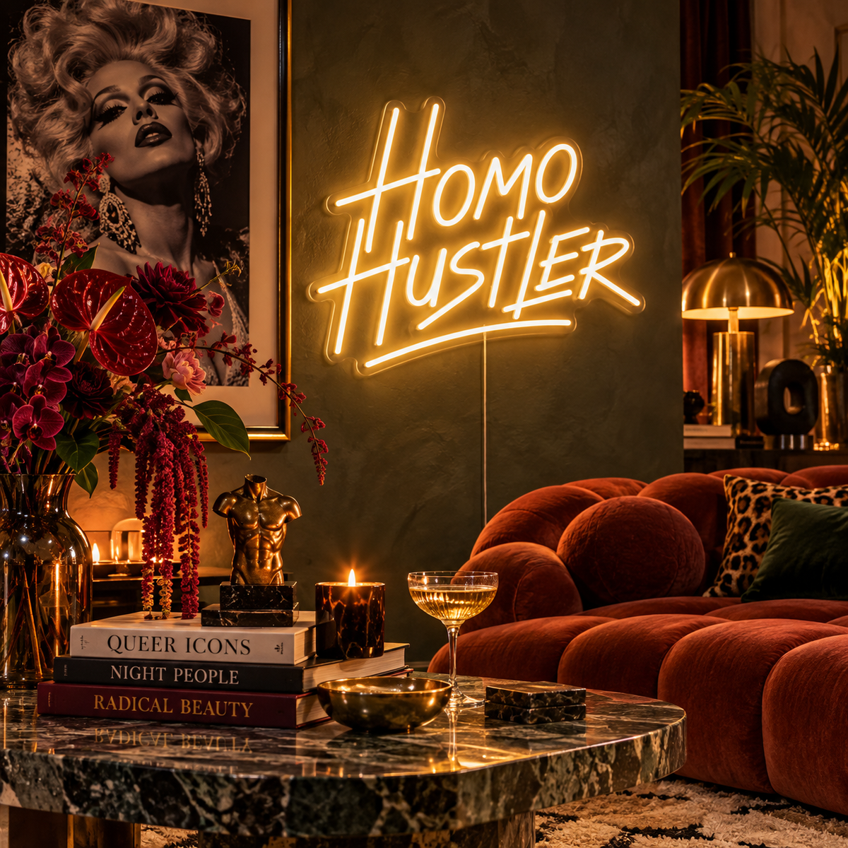 Homo Hustler | Neon Sign