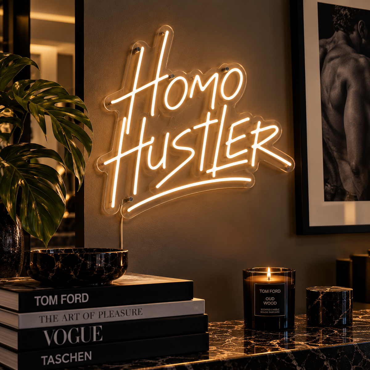 Homo Hustler | Neon Sign