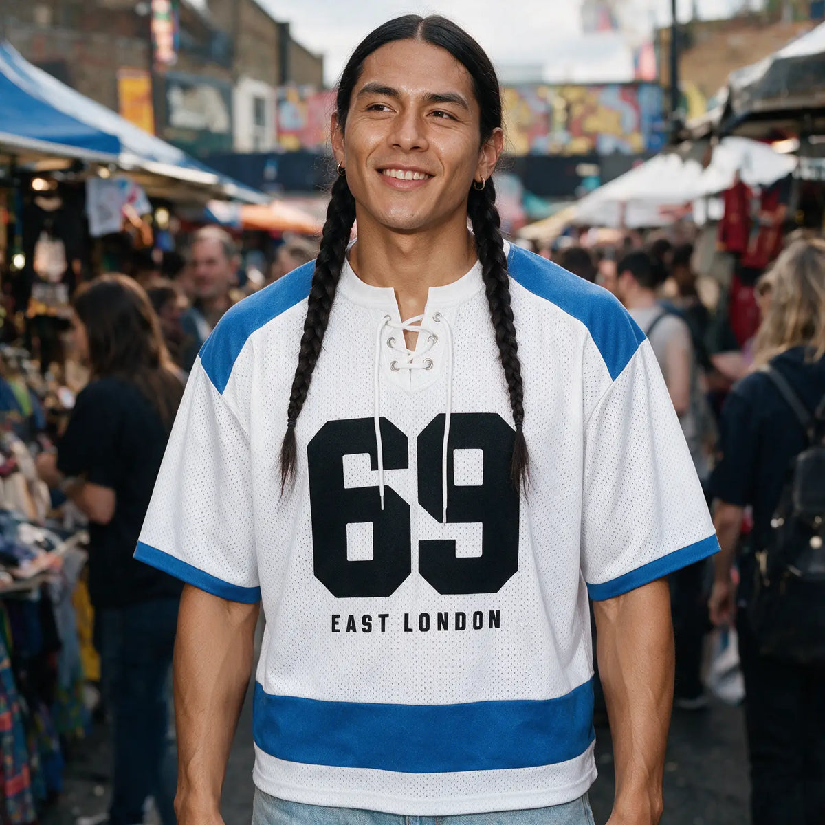 NeonQueer,69er,MeshTShirt,BoxyTShirt,QueerFashion,LGBTQClothing,QueerStreetwear,StatementTee,EastLondonStyle,CampFashion