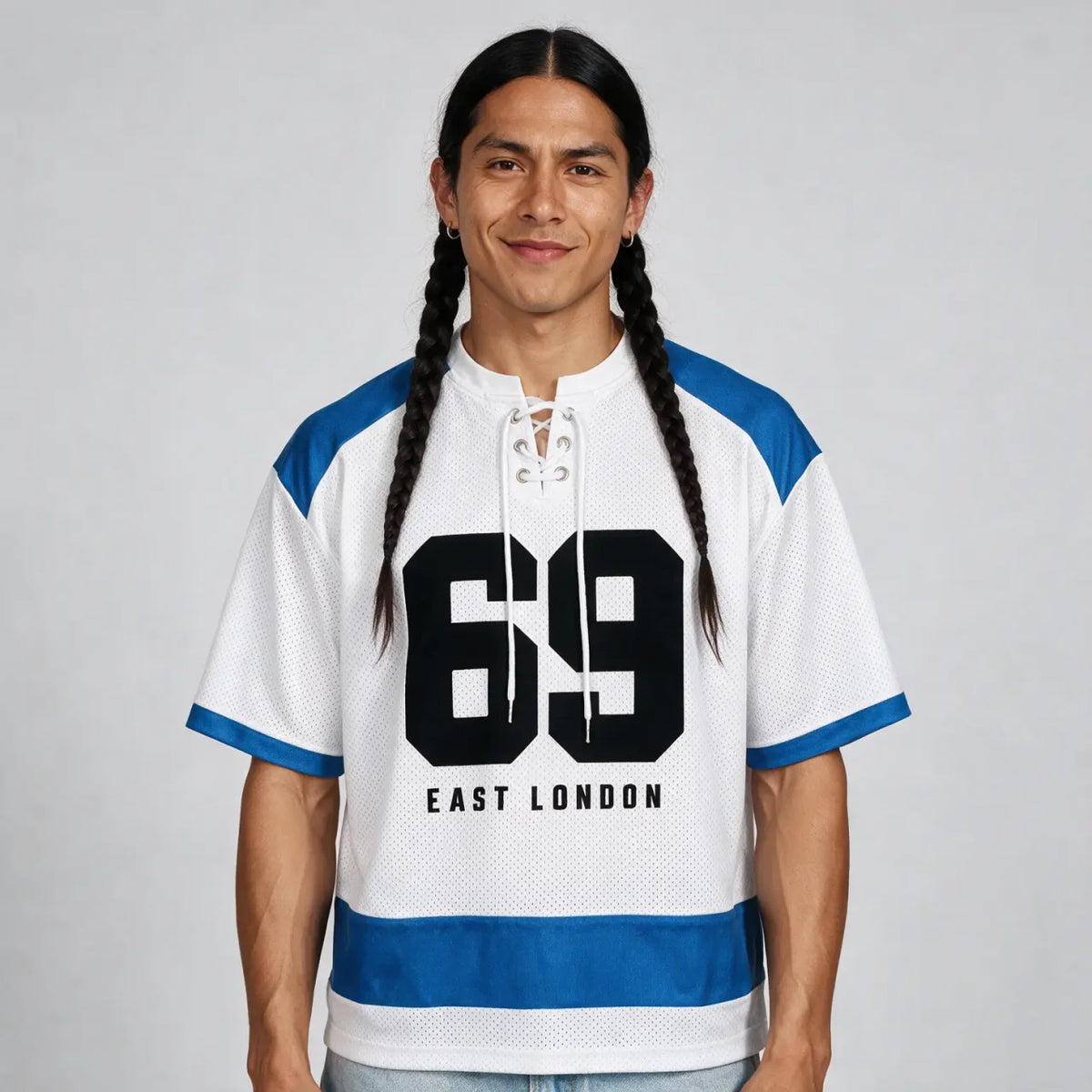 69’er | Unisex Raglan Sleeve Mesh Boxy T-Shirt