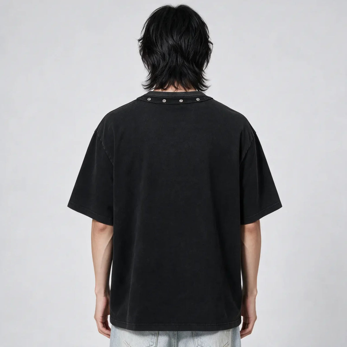 Party Candy | Unisex Washed Boxy Studded T-Shirt