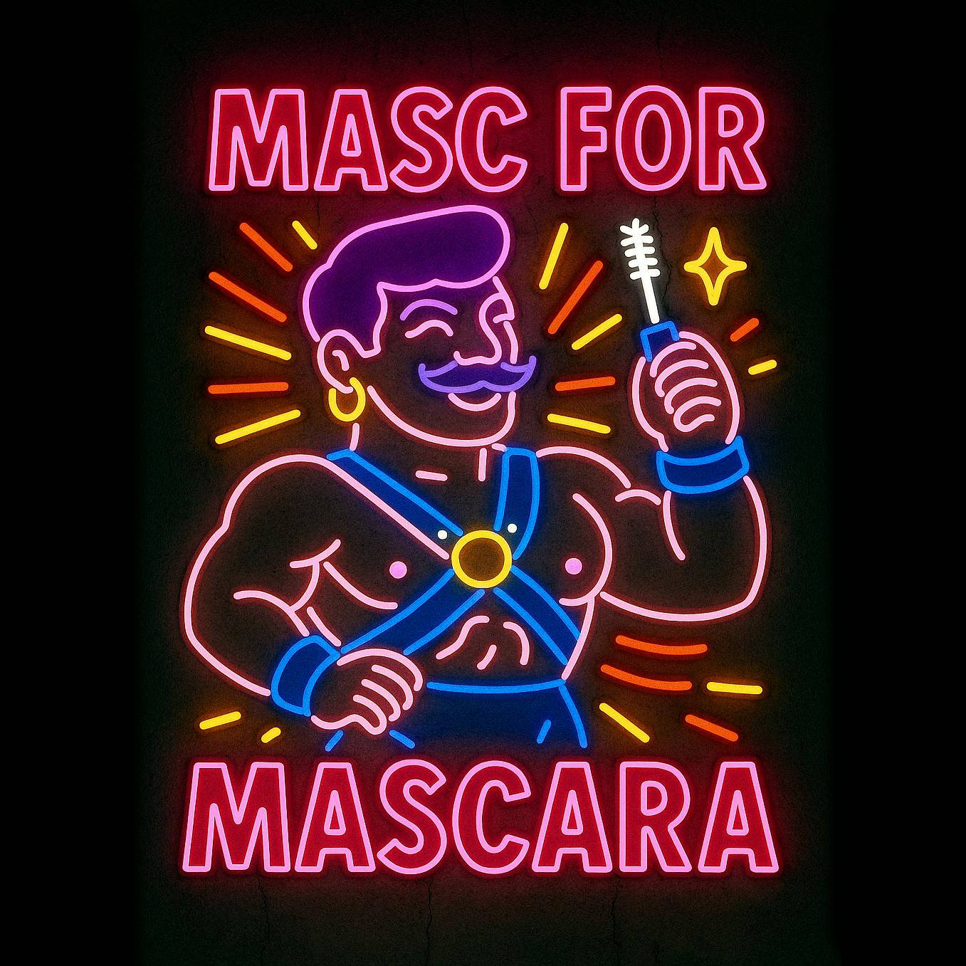 Masc for Mascara | Neon Sign