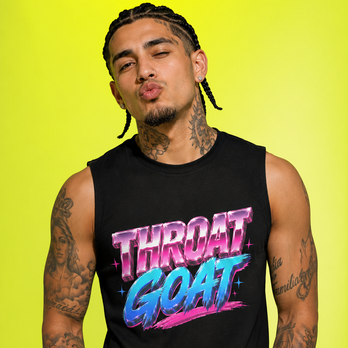 80s Anarchy: Throat Goat | Muscle Tee
