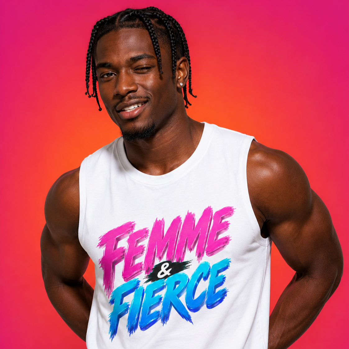 80s Anarchy: Femme & Fierce | Muscle Tee