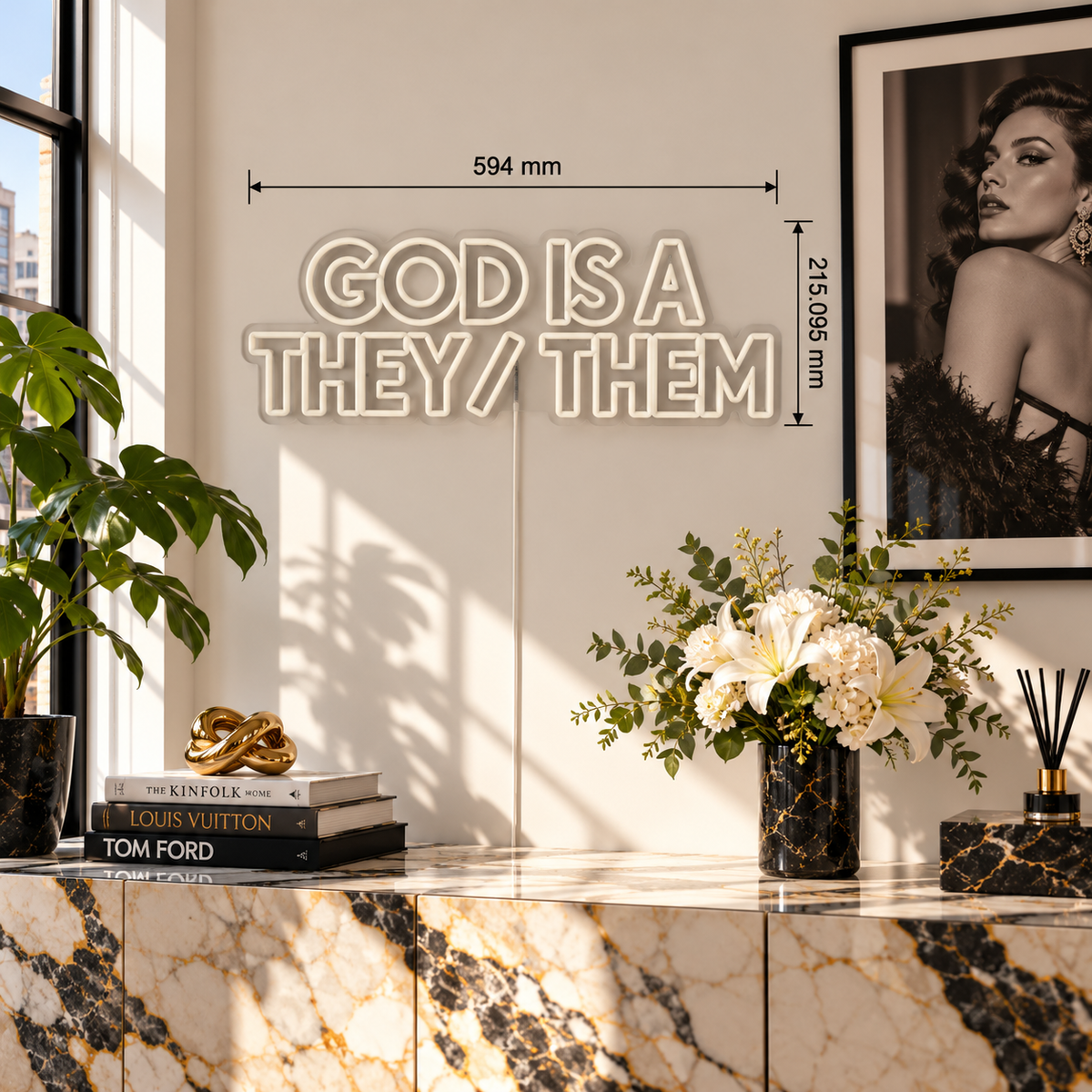 GOD is a They/Them | Neon Sign
