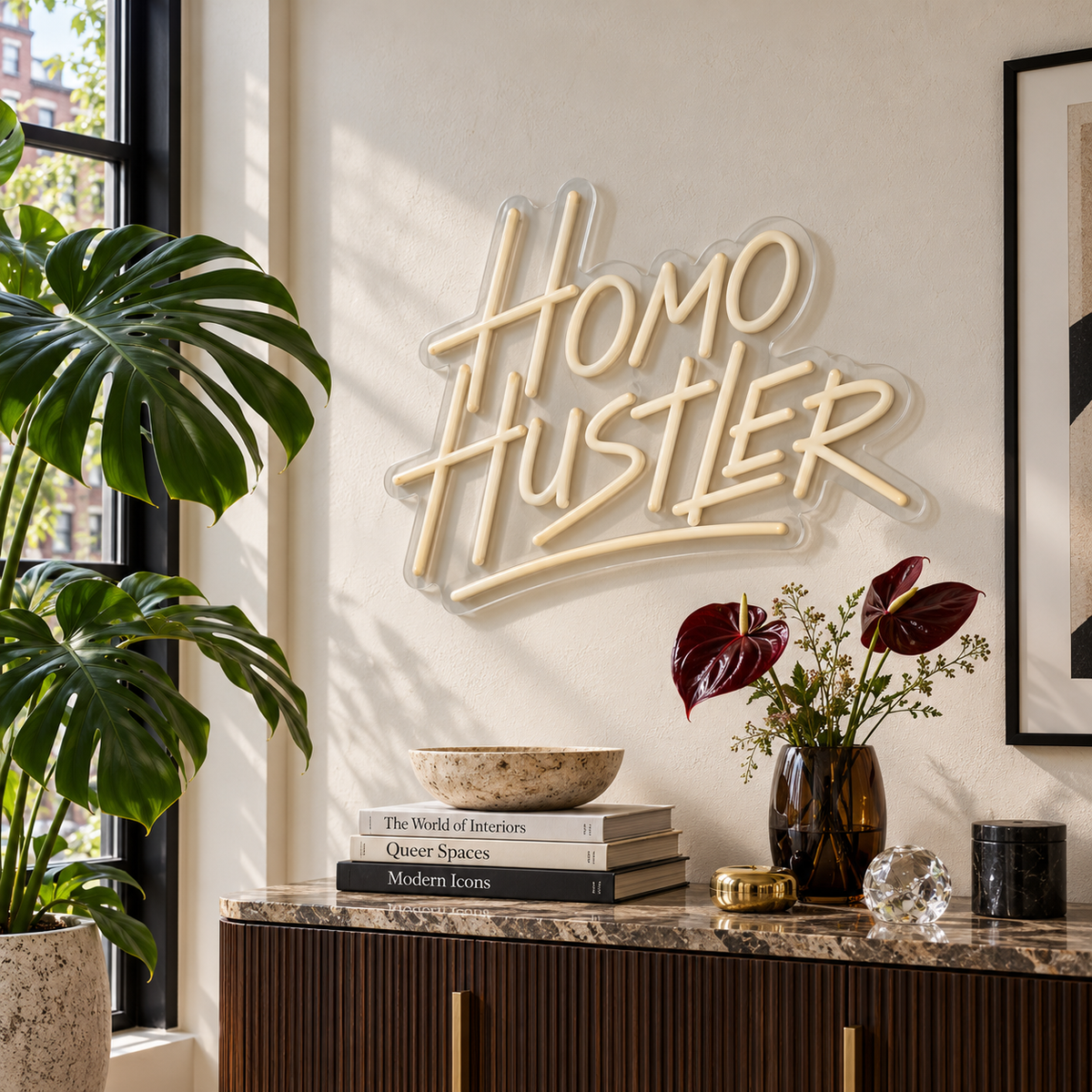 Homo Hustler | Neon Sign