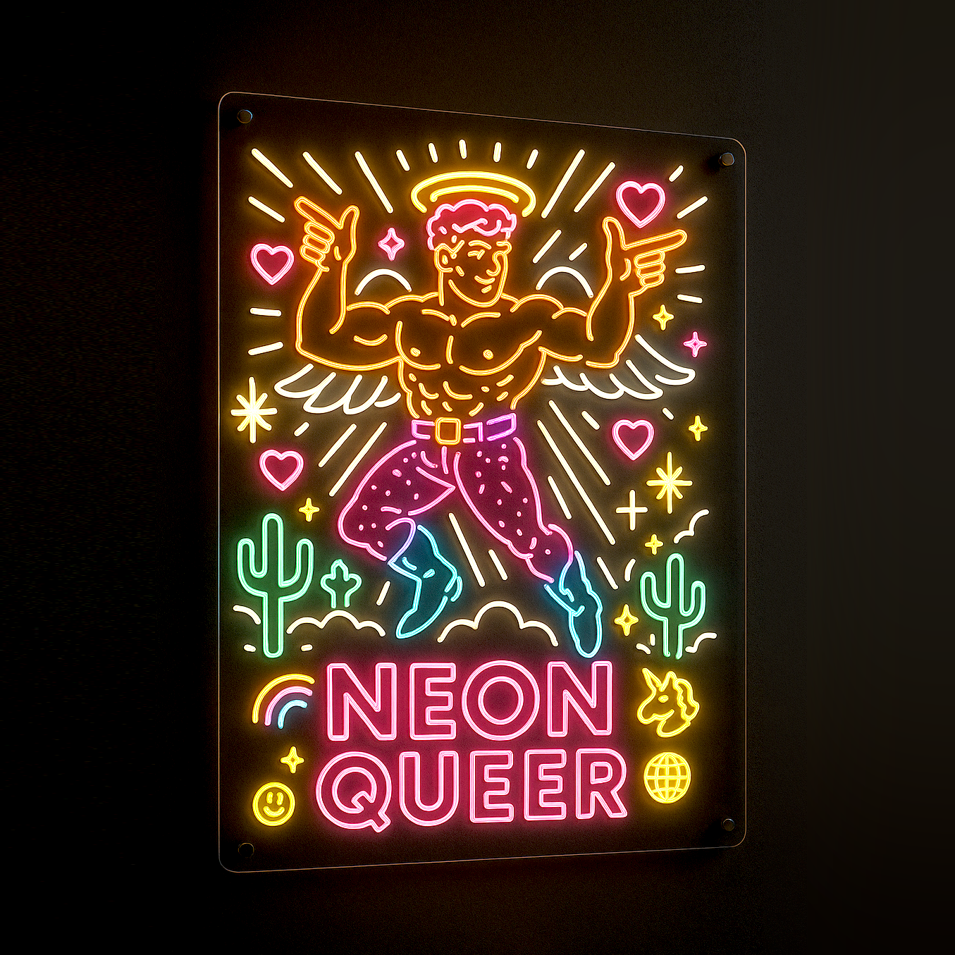 NeonQueer Angel | Neon Sign
