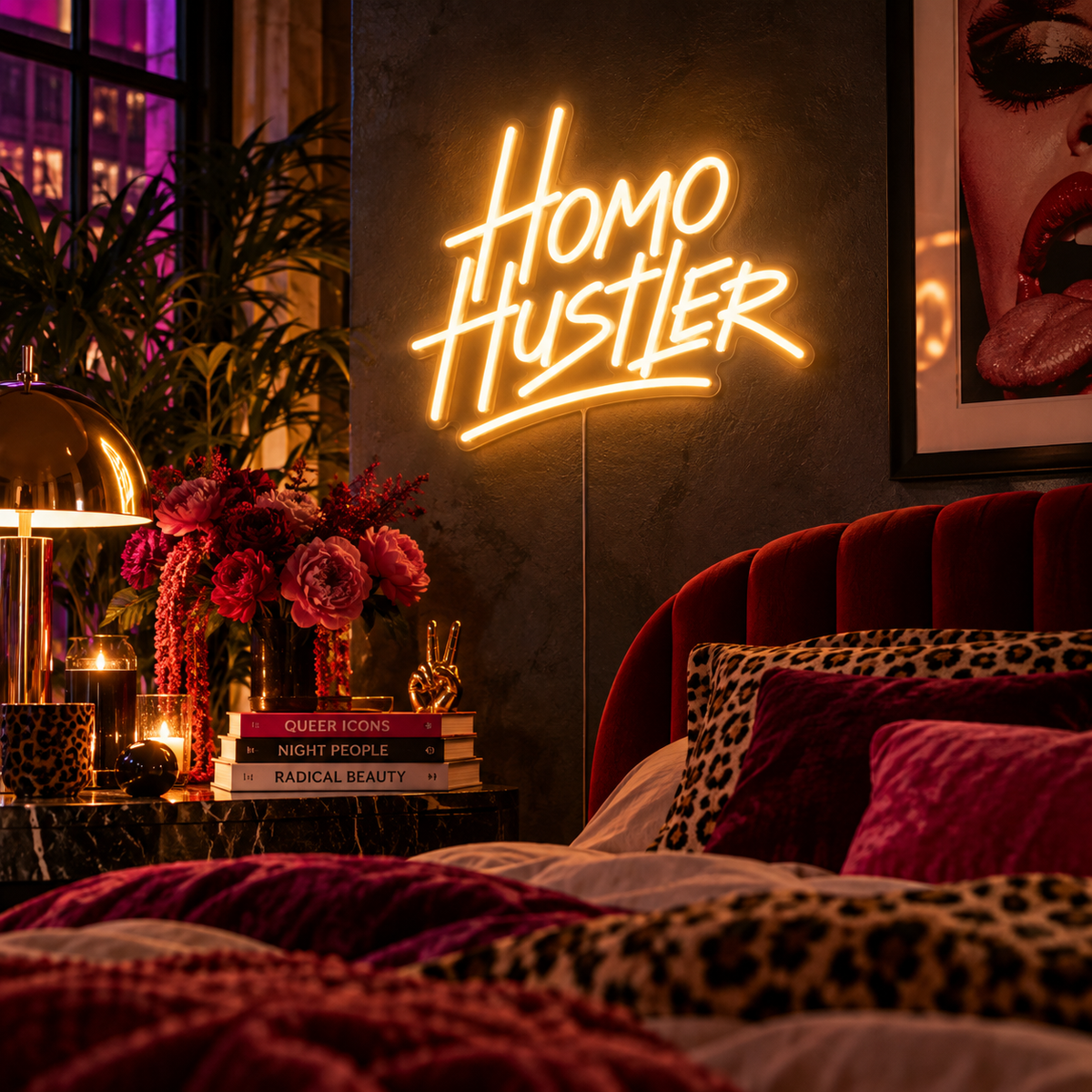 Homo Hustler | Neon Sign