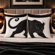 Black Panther | Silk Cushion Pair