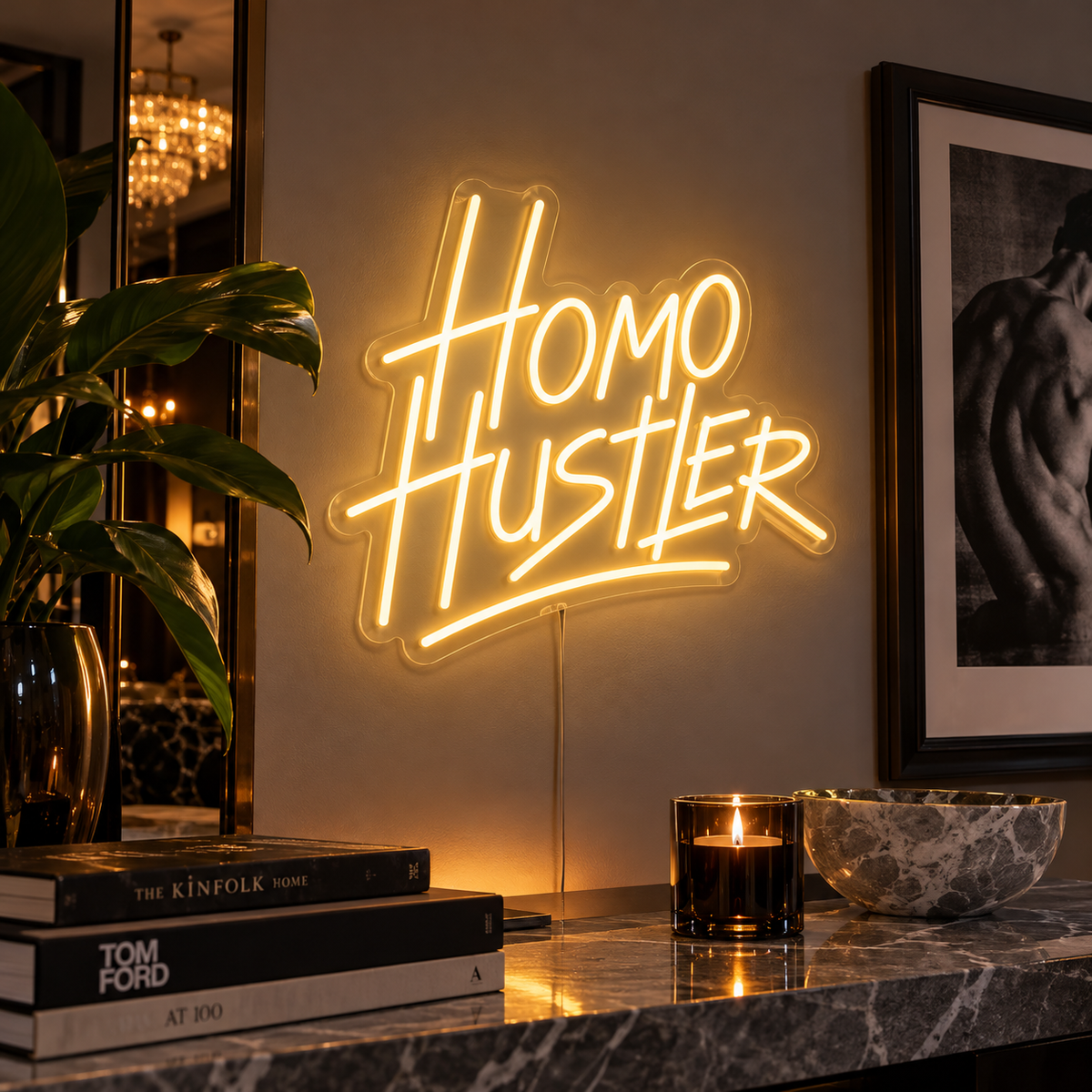 Homo Hustler | Neon Sign