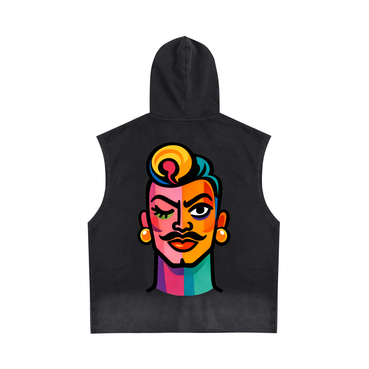 Proud Portraits: Quiff | Sleeveless Hoodie