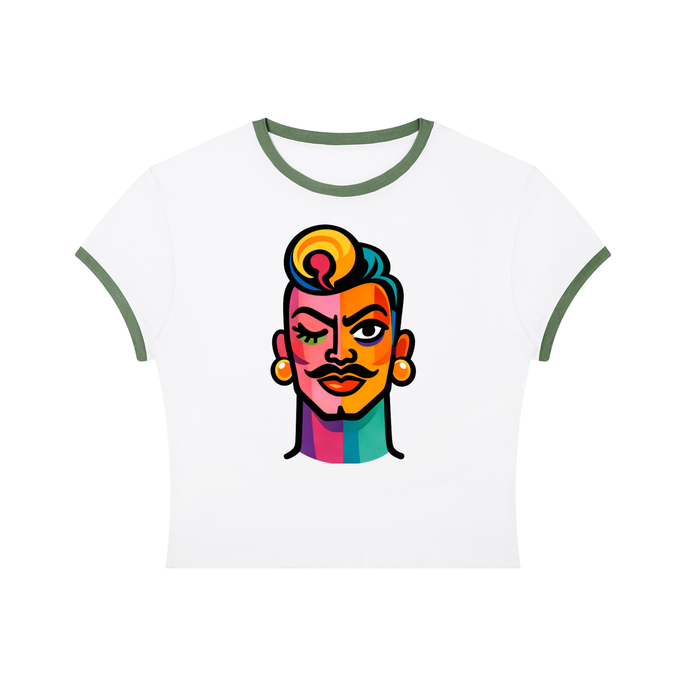 Proud Portraits: Quiff | Crop Ringer Tee