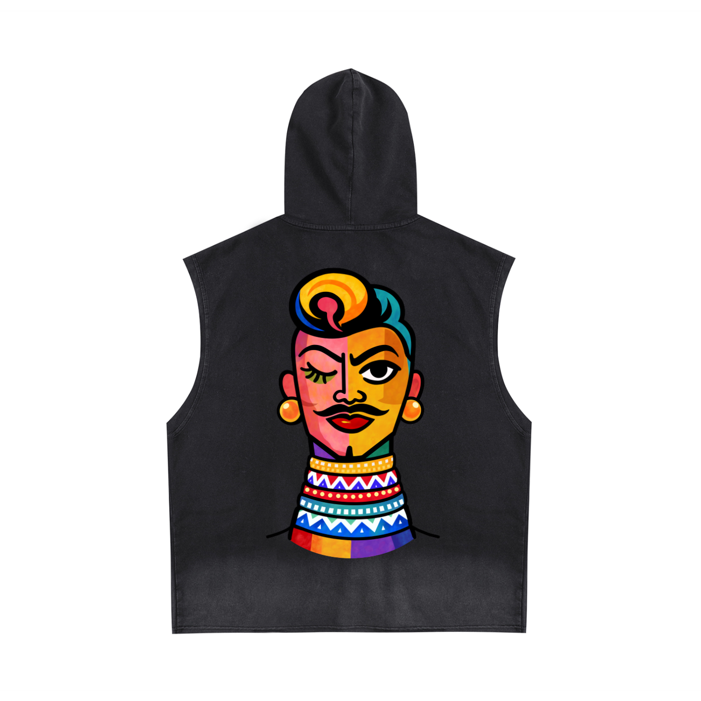 Proud Portraits: Ndebele | Sleeveless Hoodie