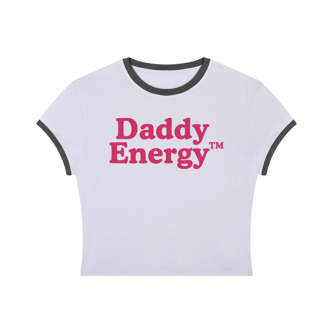 Queer Quotes: Daddy Energy™ | Crop Ringer Tee