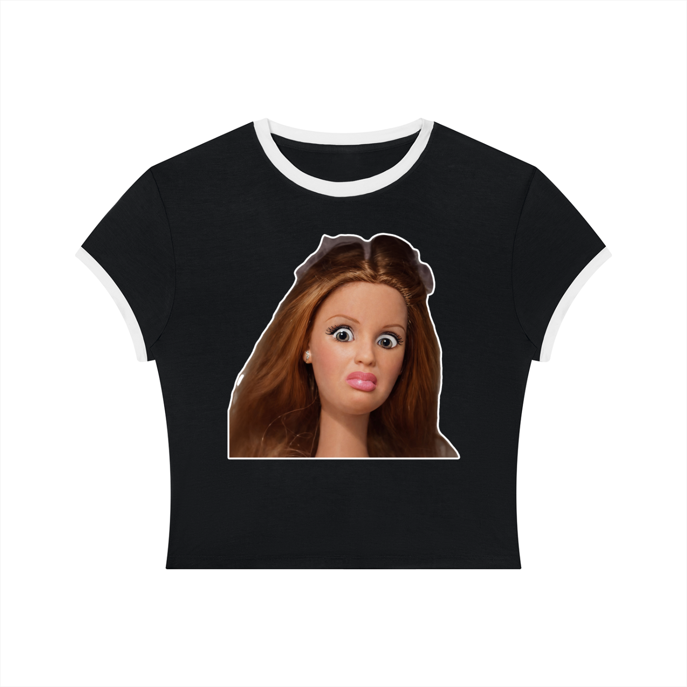 Hot Mess: Barbs | Crop Ringer Tee