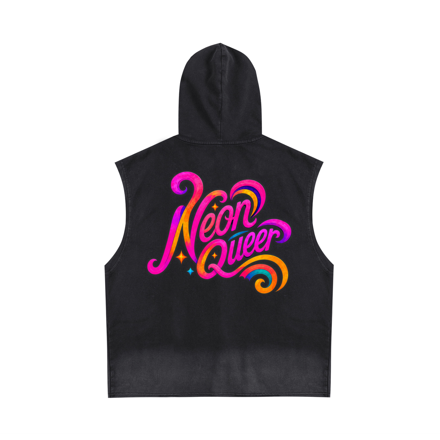 Gaylantis: Neonqueer | Sleeveless Hoodie