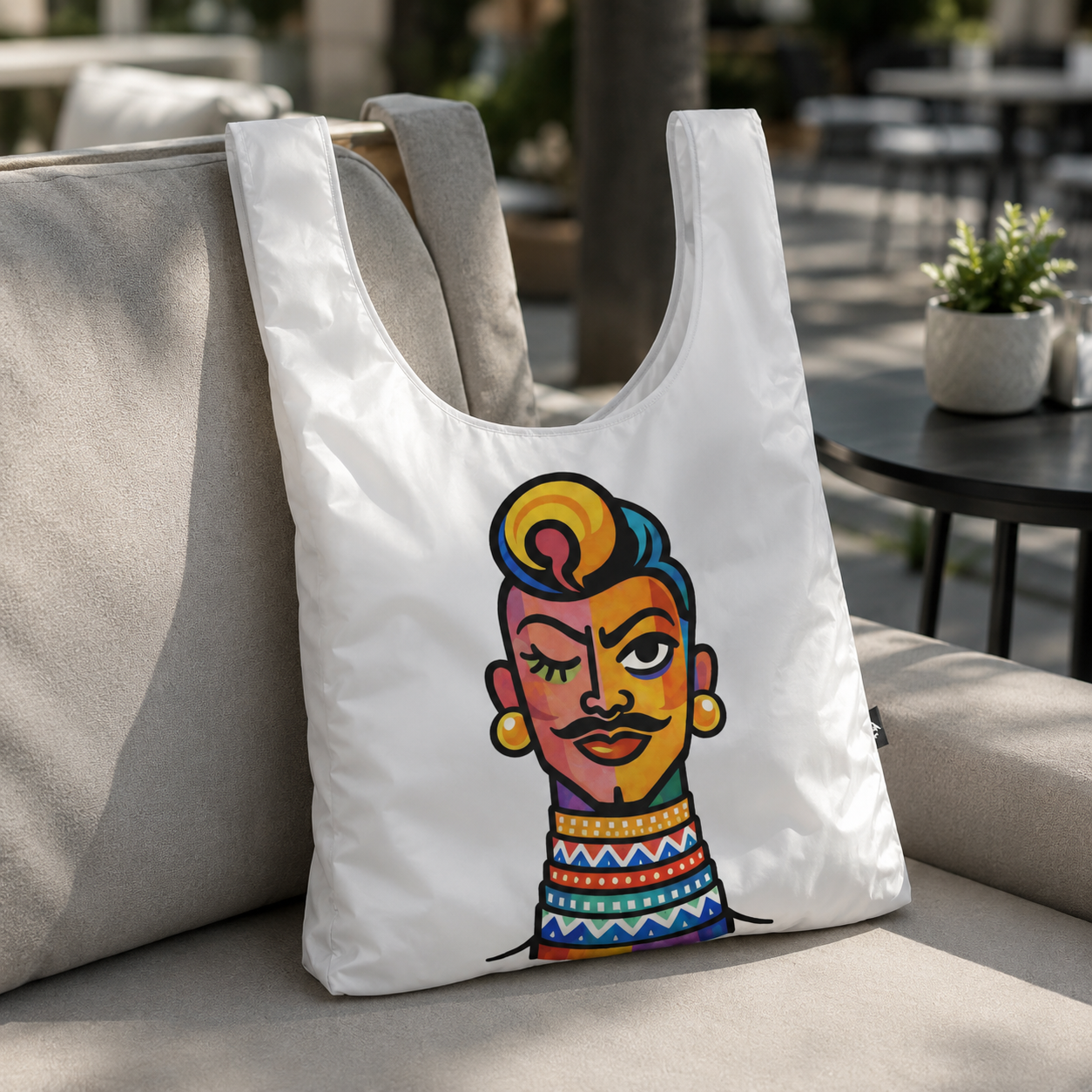 Parachute Shopping Bag | Proud Portraits: Ndebele