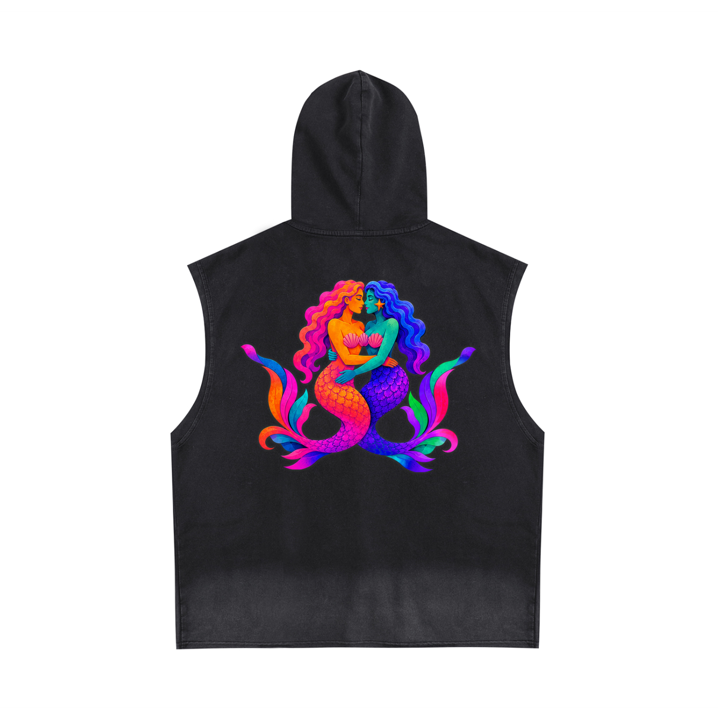 Gaylantis: Mermaid Kisser | Sleeveless Hoodie
