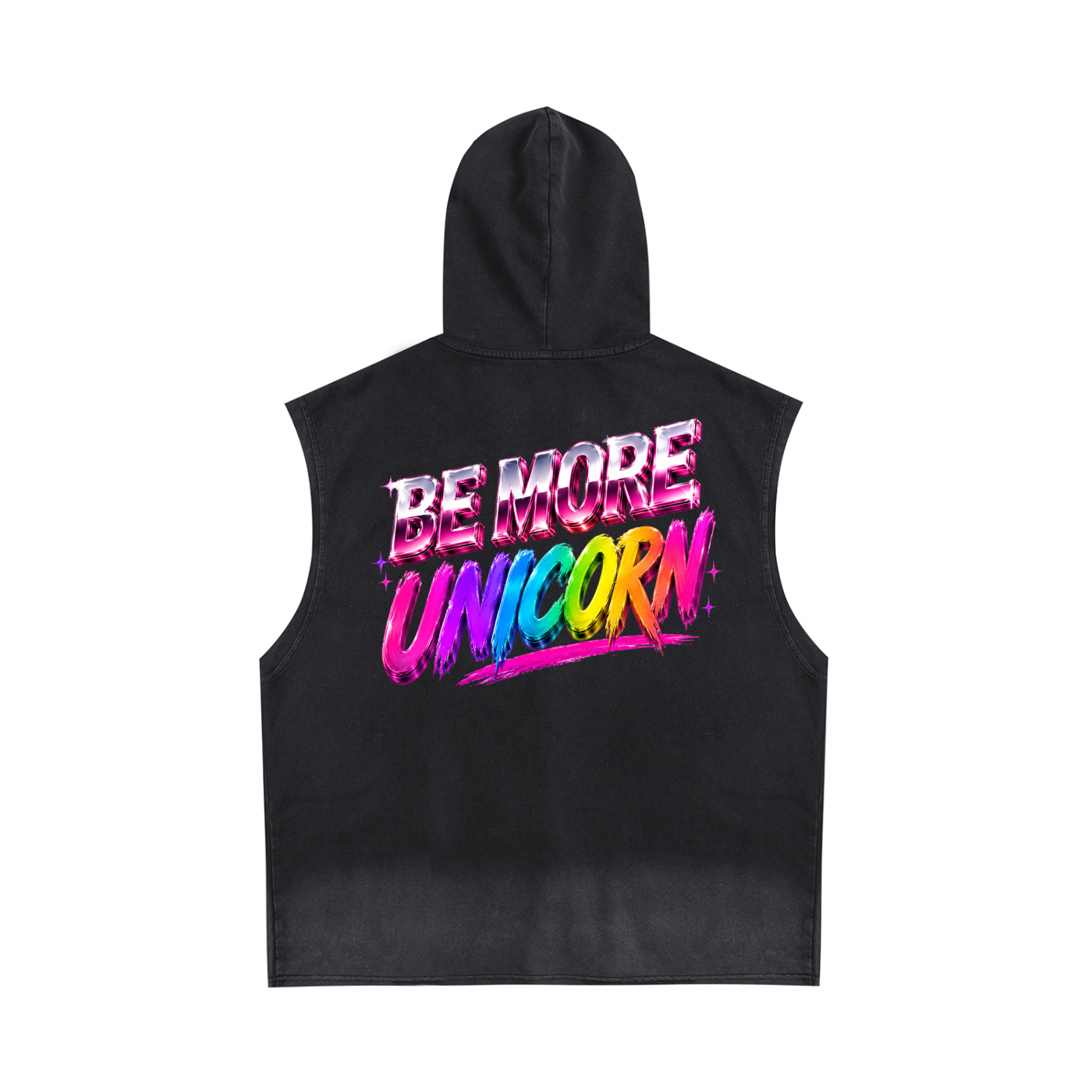 80s Anarchy: Be More Unicorn | Sleeveless Hoodie