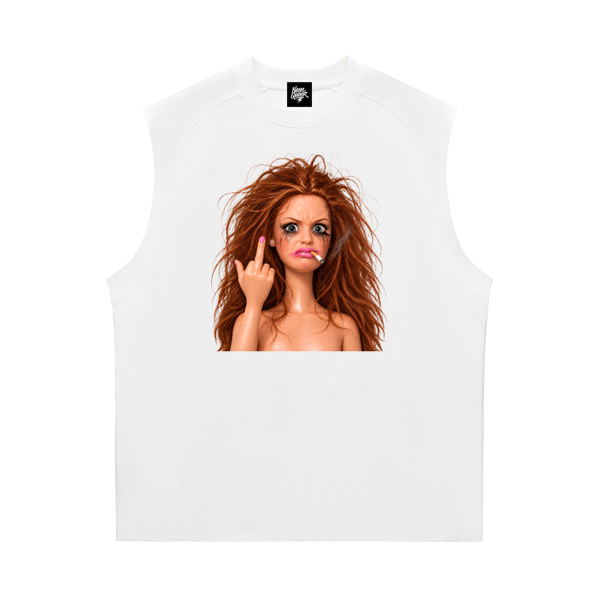 NeonQueer,BarbsFlip,CoolingTankTop,QueerFashion,LGBTQClothing,StatementTank,QueerStreetwear,CampFashion,QueerStyle,AlternativeFashion