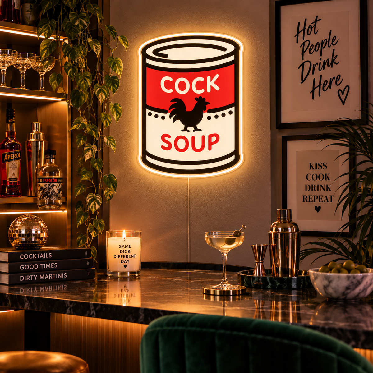 Cock Soup | Neon Sign