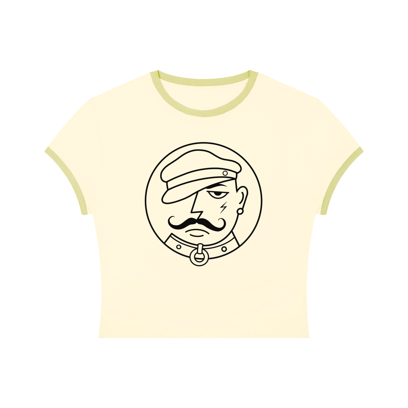 Faggy Queens: C | Crop Ringer Tee