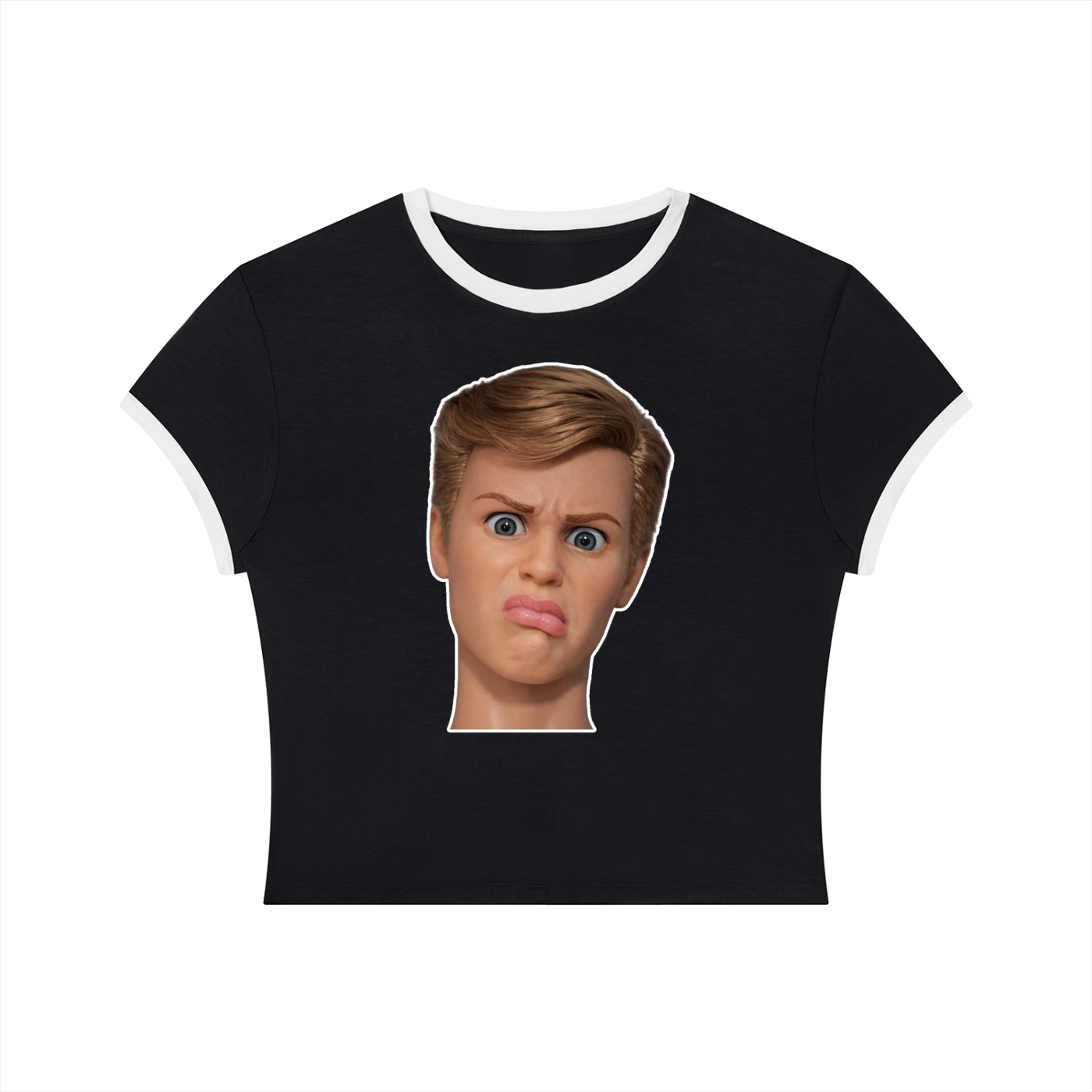 Hot Mess: Kenny | Crop Ringer Tee