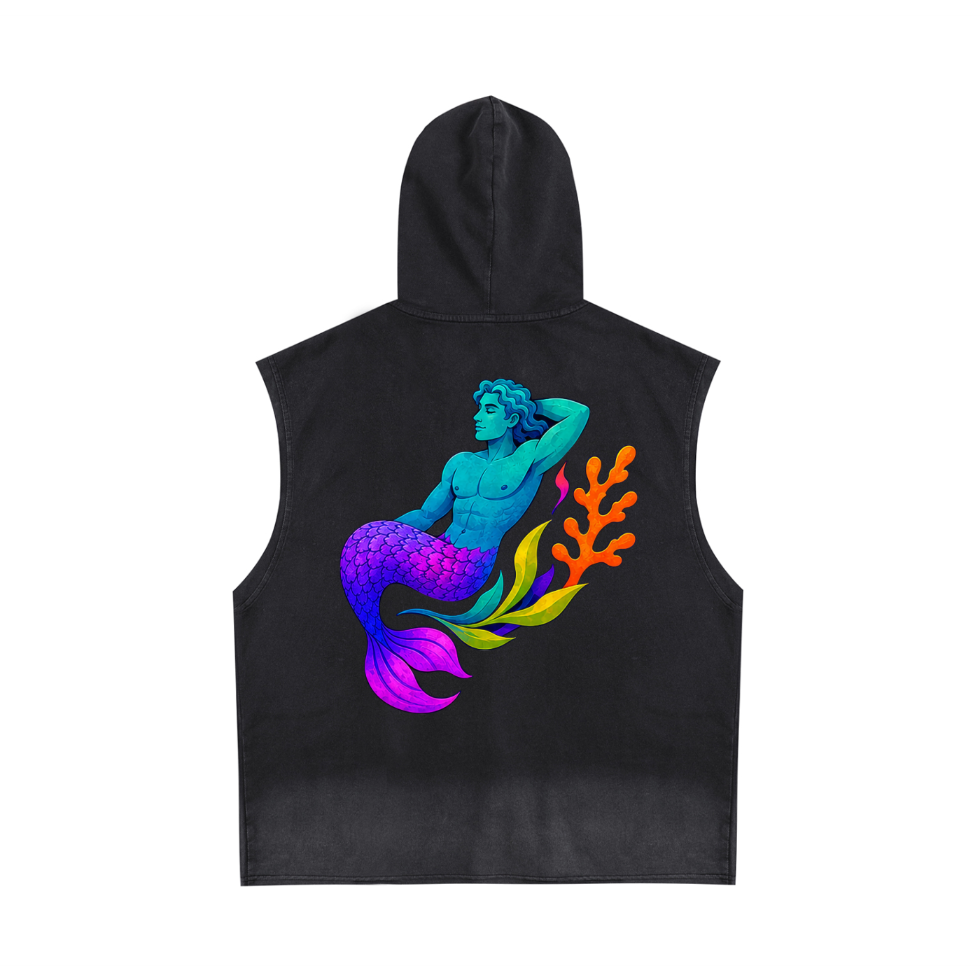 Gaylantis: Merman's Desire | Sleeveless Hoodie