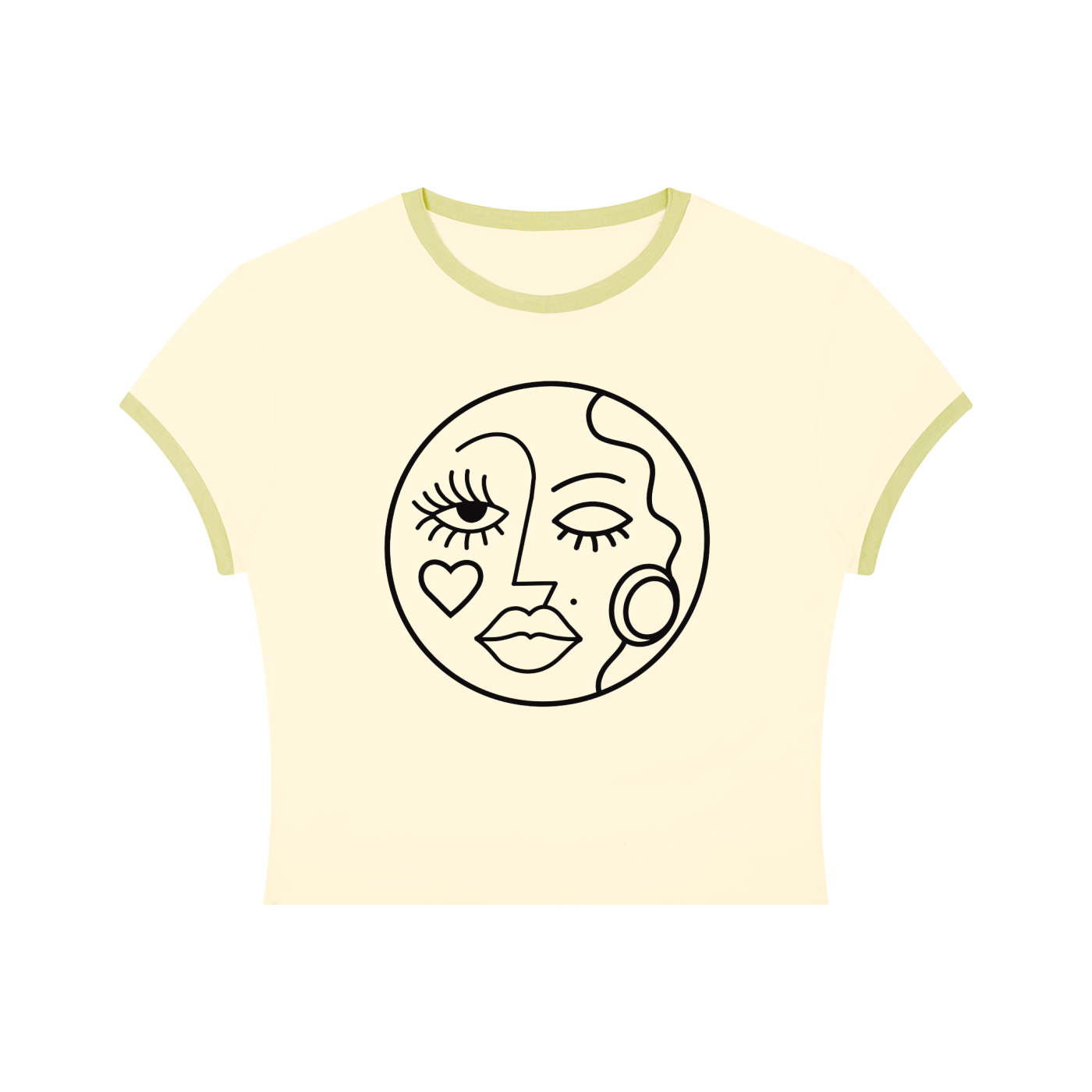 Faggy Queens: F | Crop Ringer Tee