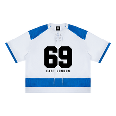 NeonQueer,69er,MeshTShirt,BoxyTShirt,QueerFashion,LGBTQClothing,QueerStreetwear,StatementTee,EastLondonStyle,CampFashion
