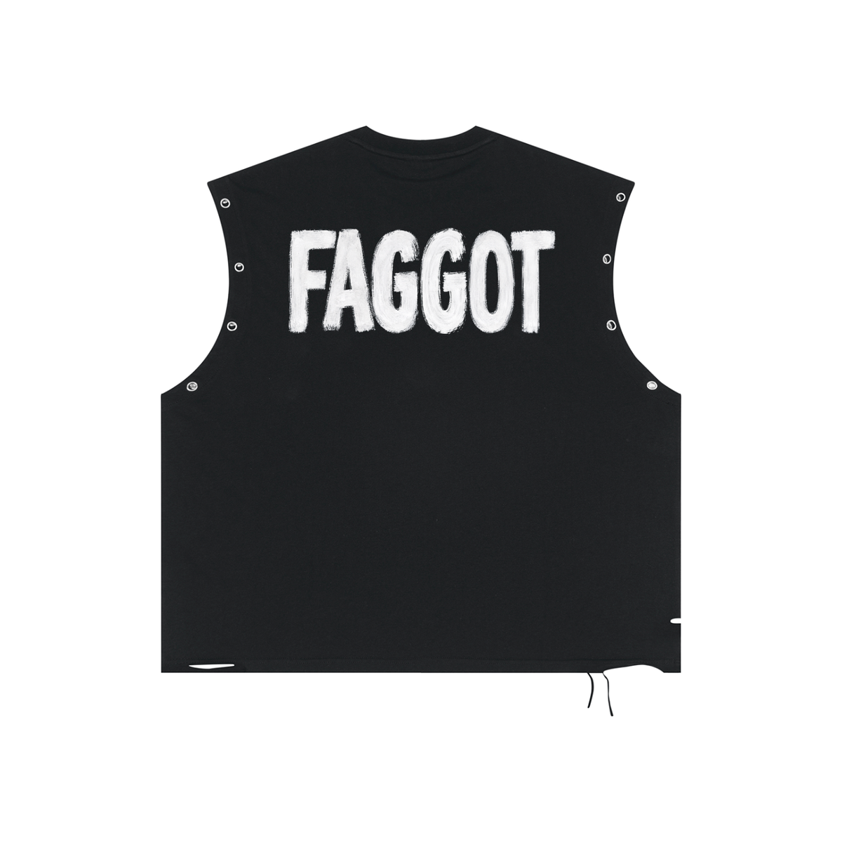 NeonQueer,PopperParadise,DistressedTankTop,EyeletTankTop,QueerFashion,LGBTQClothing,ClubCulture,StatementClothing,AlternativeStreetwear,QueerStyle