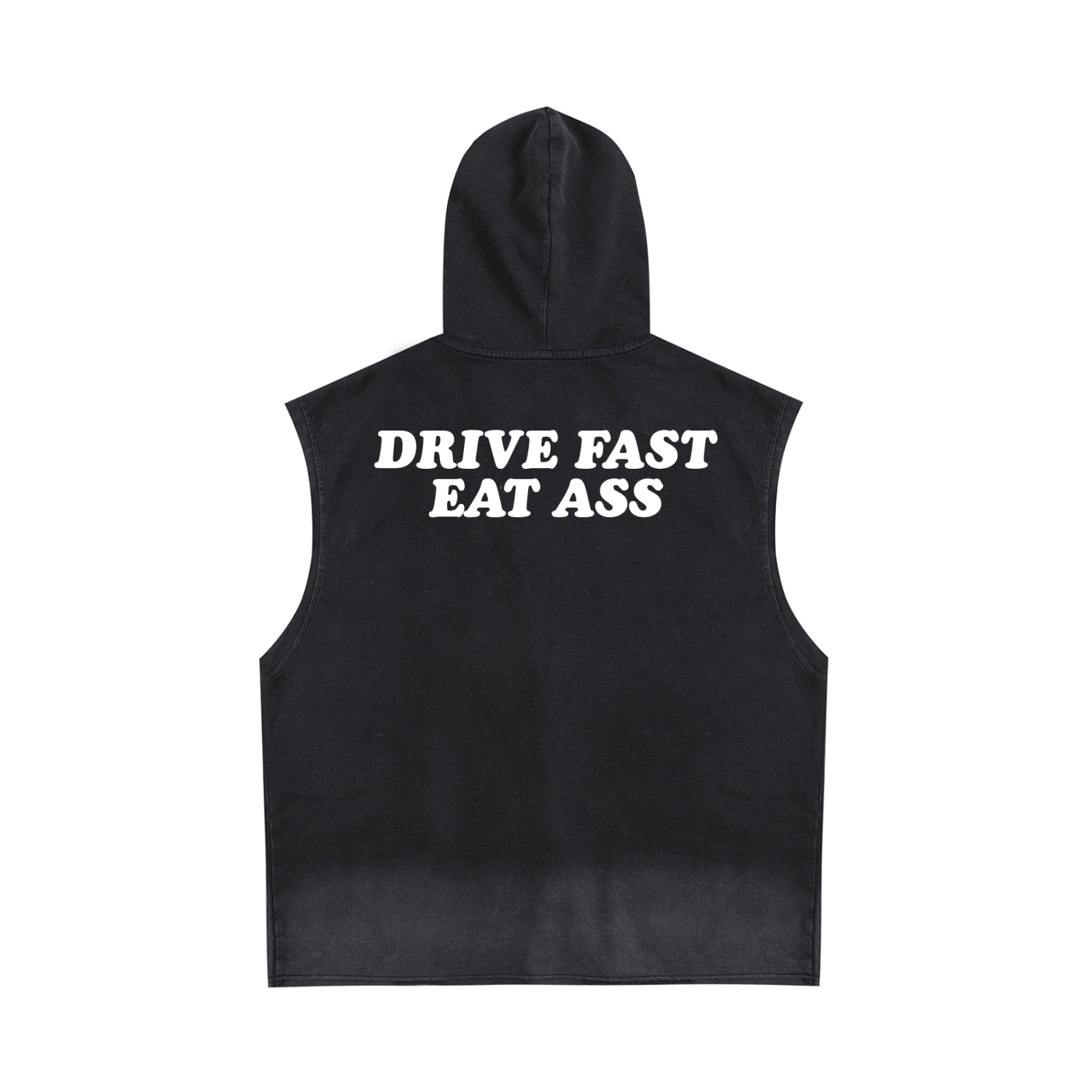 Queer Quotes: Drive Fast Eat Ass  | Sleeveless Hoodie