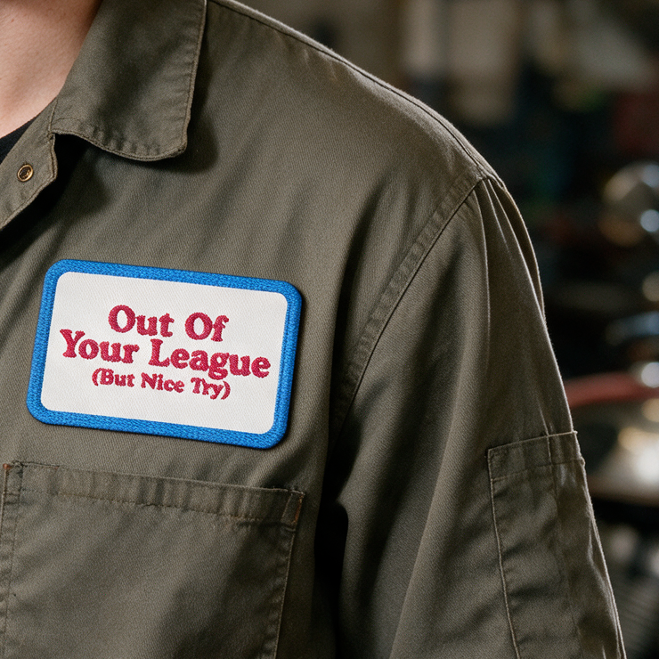 Out of Your League | Embroidered Patches