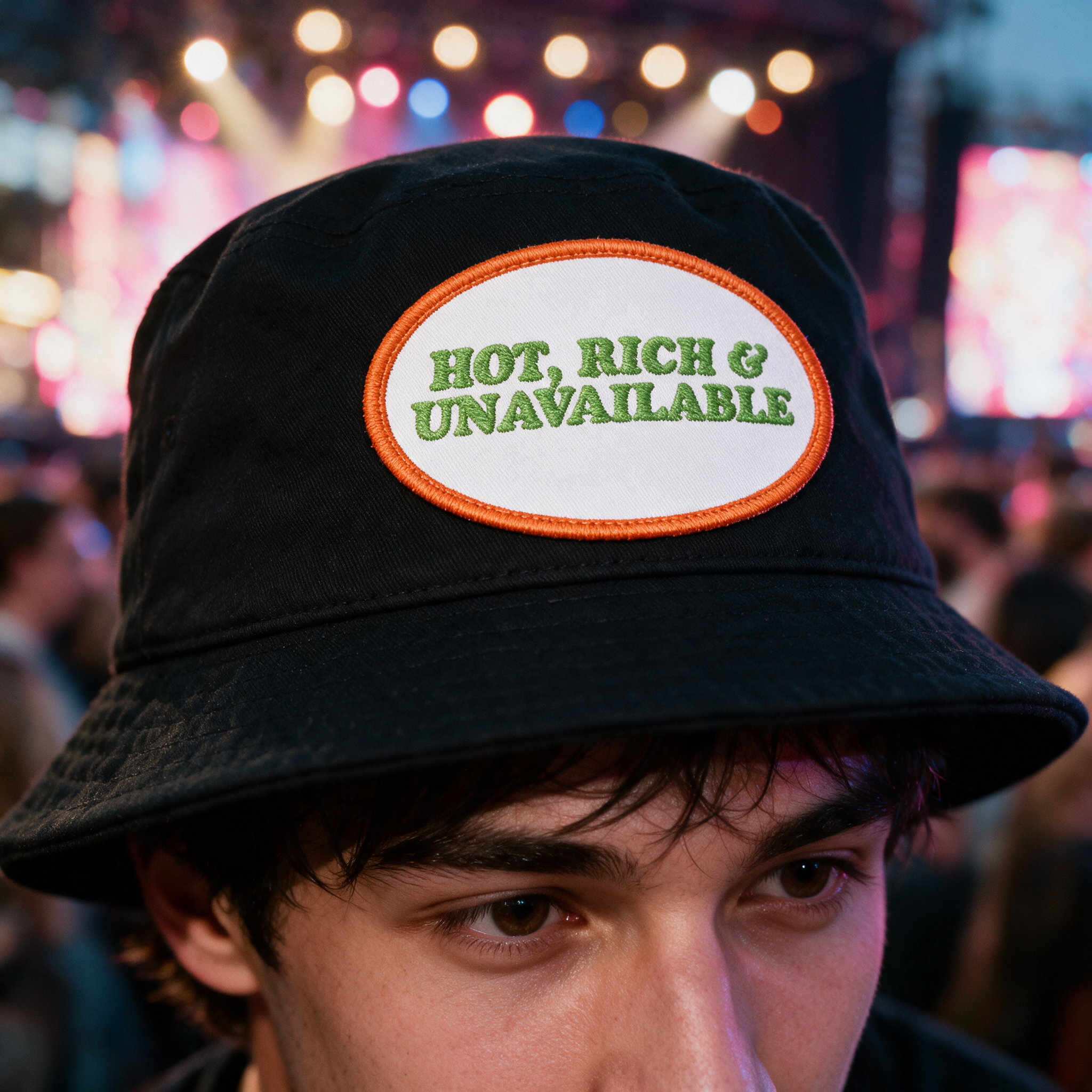Hot, Rich & Unavailable | Embroidered Patches