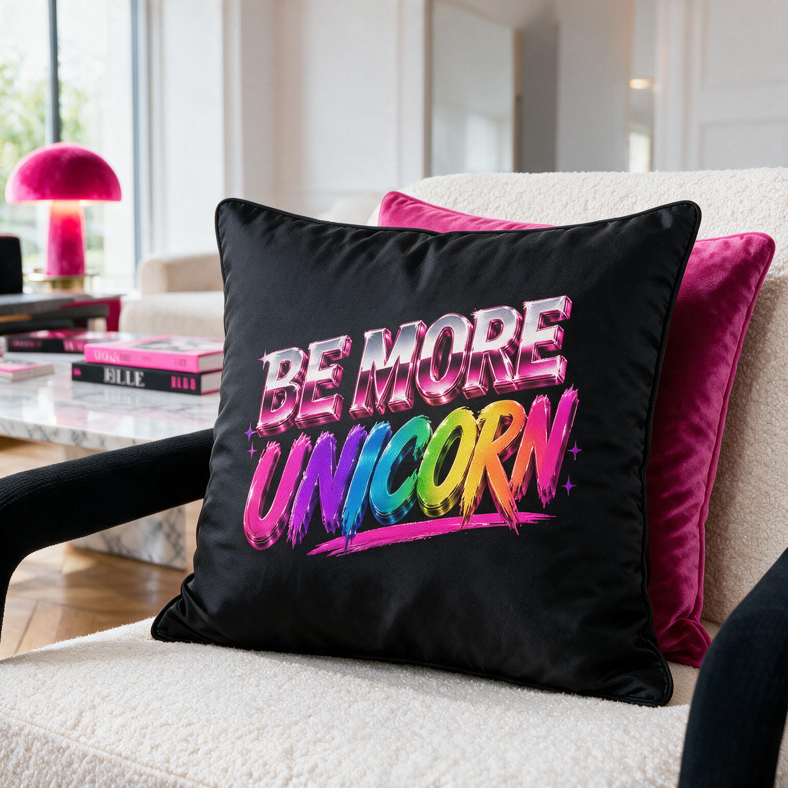 80s Anarchy: Be More Unicorn | Cushion