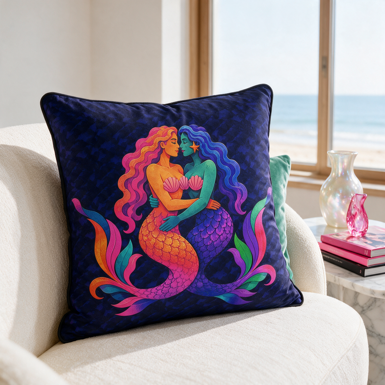 Gaylantis: Mermaid Kisser | Cushion