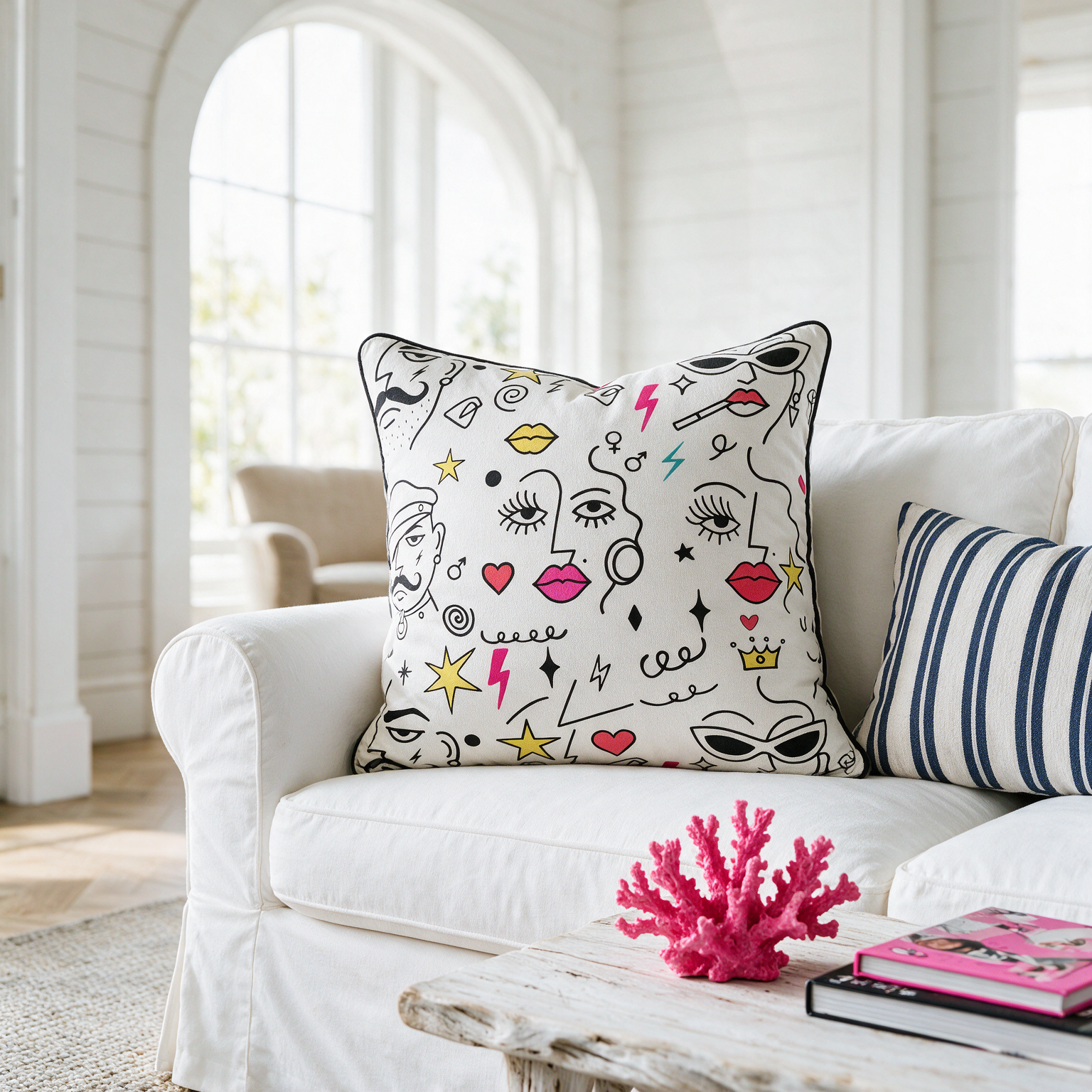 NQ Universe Pattern: Faggy Queens | Cushion